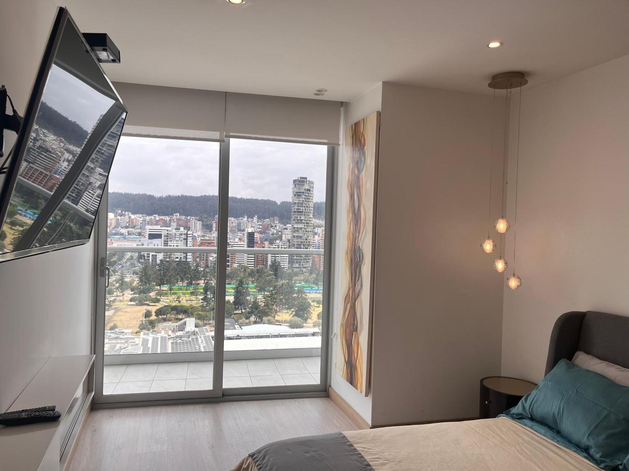 Suite Apartameto 1606 Espectacular Vista La Carolina, Piso 16 One - 키토 외부 사진